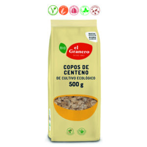 COPOS DE CENTENO BIO - 500GR.