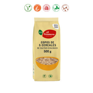 COPOS DE 5 CEREALES BIO - 500GR.