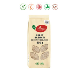 ARROZ BASMATI BLANCO BIO - 500GR.