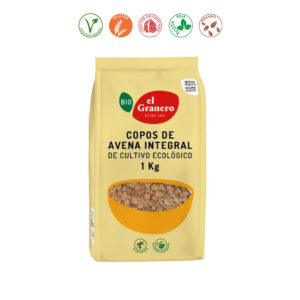 COPOS DE AVENA INTEGRAL BIO - 1KG.