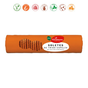 GALLETAS SOLETES DE TRIGO ESPELTA BIO - 230GR.
