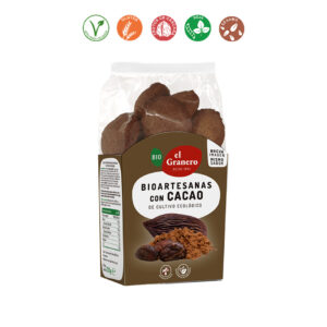 GALLETAS ARTESANAS CON CHOCOLATE BIO - 220GR.