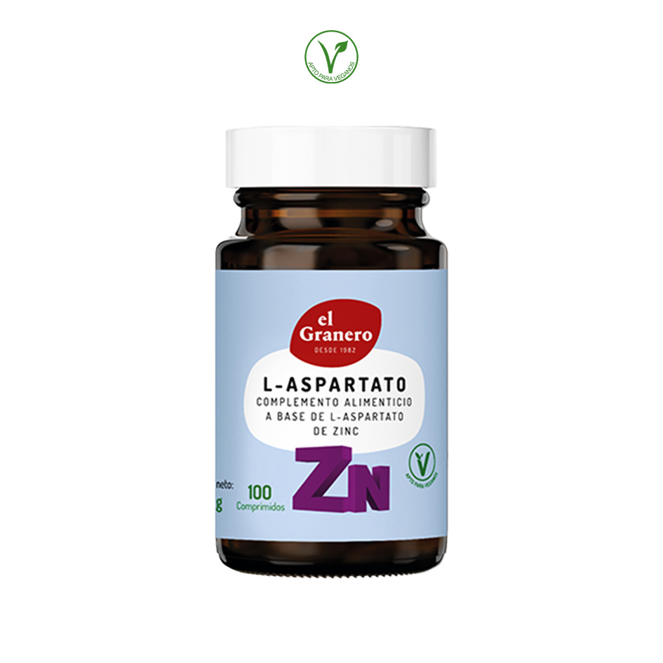 L-ASPARTATO DE ZINC 360MG - 100 COMPRIMIDOS