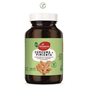 CURCUMA + PIMIENTA 440MG. BIO - 100+20 CAPSULAS