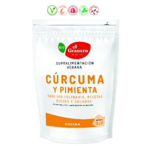 CURCUMA Y PIMIENTA BIO - 200GR.