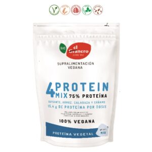 MIX PROTEINAS (GUISANTE ARROZ CALABAZA CAÑAMO) - 200GR.