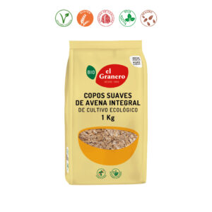 COPOS FINOS DE AVENA INTEGRAL BIO - 1KG.