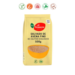 SALVADO DE AVENA FINO BIO - 500GR.