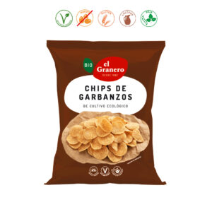 CHIPS DE GARBANZOS BIO - 80GR.