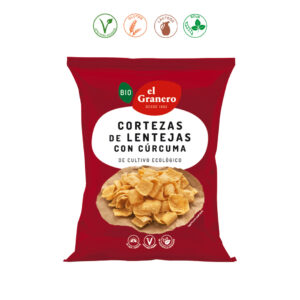 CORTEZAS DE LENTEJAS CON CURCUMA BIO - 65GR.