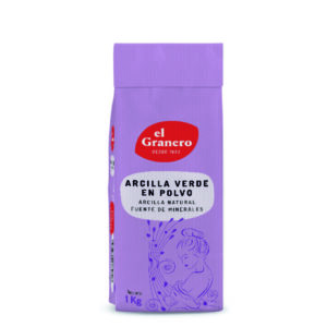 ARCILLA VERDE EN POLVO - 1KG