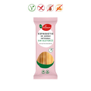 ESPAGUETI ARROZ INTEGRAL SIN GLUTEN BIO - 500GR.