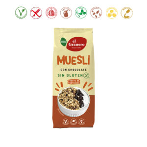 MUESLI CON CHOCOLATE S/GLUTEN - 375GR.