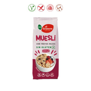 MUESLI CON FRUTOS ROJOS S/GLUTEN - 375GR.
