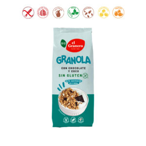 GRANOLA CON CHOCOLATE Y COCO - 350GR.