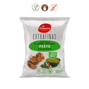EXTRAFINAS TORTAS DE ARROZ INTEGRAL PESTO - 60GR.