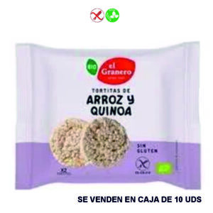 TORTITAS ARROZ QUINOA - 20GR. (10UD SE VENDEN EN CAJA)