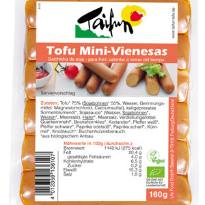 SALCHICHAS MINI VIENESAS DE TOFU BIO - 160GR.
