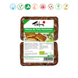 FILETE DE TOFU CON GUISANTES BIO - 160GR.