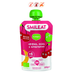 POUCH CEREZA ACAI AMARANTO (+6M) - 100GR.