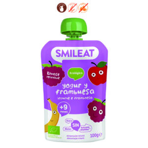 POUCH YOGUR FRAMBUESA (+9M) - 100GR.