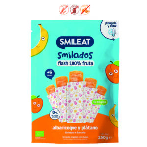 FLASH ALBARICOQUE PLATANO SMILADOS 100% FRUTA - 250GR