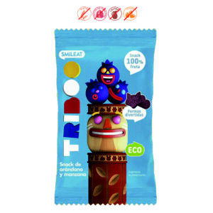 SNACK ARANDANO MANZANA TRIBOO 100% FRUTA - 25GR.