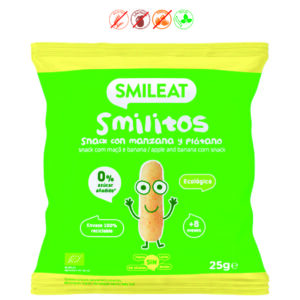 SMILITOS SNACK CON MANZANA Y PLATANO - 25GR.