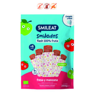 FLASH FRESA MANZANA SMILADOS 100%FRUTA - 250GR