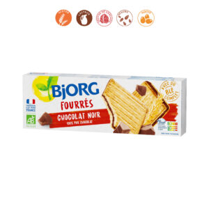 GALLETAS RELLENAS DE CHOCOLATE BIO - 150GR.^^