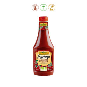 KETCHUP AL AZUCAR DE CAÑA BIO - 560GR.^^