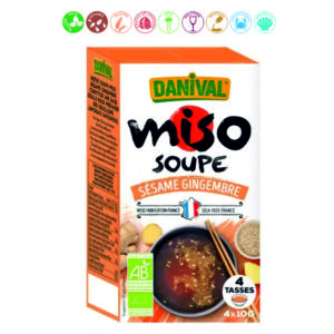 SOPA MISO SESAMO JENGIBRE 4 SOBRES - 40GR.