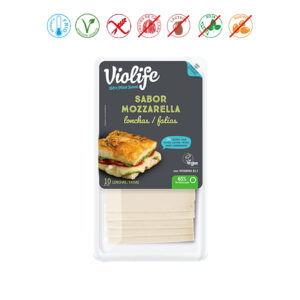 LONCHAS VEGANAS SABOR MOZZARELLA - 200GR.