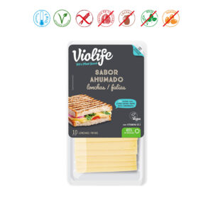 LONCHAS VEGANAS SABOR QUESO AHUMADO - 200GR.