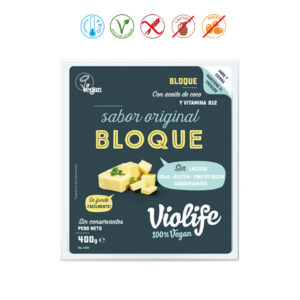 BLOQUE VEGANO SABOR QUESO ORIGINAL  - 400GR.