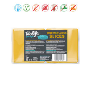 LONCHAS VEGANAS SABOR CHEDDAR - 500GR.
