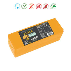 BLOQUE VEGANO SABOR CHEDDAR - 2,5KG.