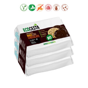 TORTITAS DE MAIZ CON CHOCOLATE NEGRO BIO (PACK 3