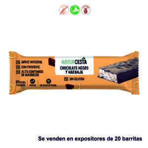 EXP BARRITA ARROZ CHOCOLATEN N NARANJA 20x18GR