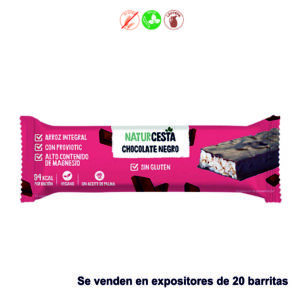 EXP BARRITA ARROZ CHOCOLATE NEGRO - 20x18GR.
