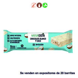 EXP BARRITA ARROZ CHOCOLATE BLANCO COCO - 20x18GR.