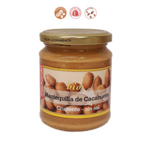 MANTEQUILLA DE CACAHUETES CRUJIENTE SIN SAL - 250