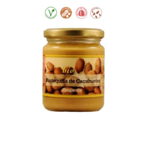 MANTEQUILLA CACAHUETES CRUJIENTES C/SAL - 250GR.