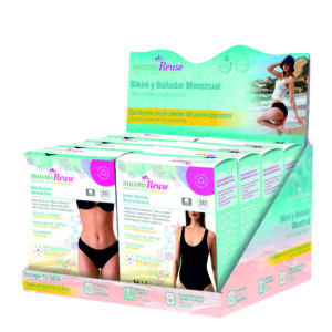 EXPOSITOR BIKINI BAÑADOR MENSTRUAL