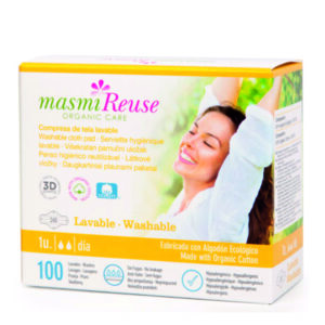 COMPRESA DE TELA LAVABLE DÍA CON ALAS - 1U