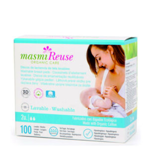 DISCOS LACTANCIA DE TELA LAVABLES - 2U