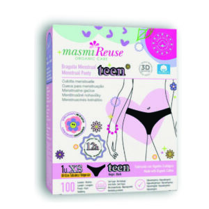 BRAGUITAS MENSTRUALES TEEN ADOLESCENTES XS - 1U