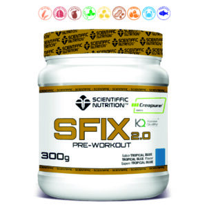 SFIX 2.0 PREWORKOUT TROPICAL BLUE - 300GR.