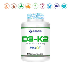 VIT D3 2000UI + 100MCG K2 - 60 PERLAS