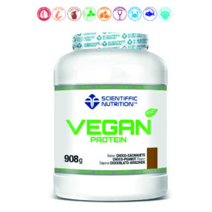 VEGAN PROTEIN CHOCO CACAHUETE - 908GR.